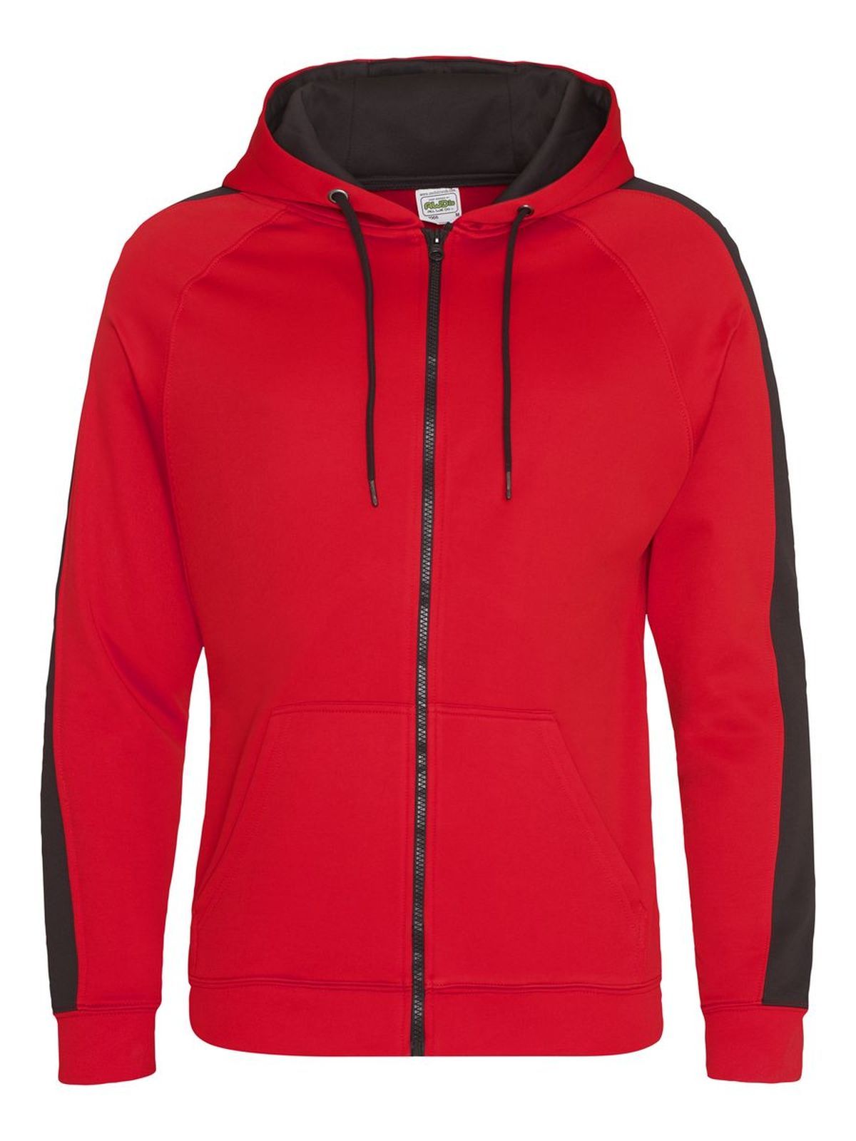 fire red-jet black